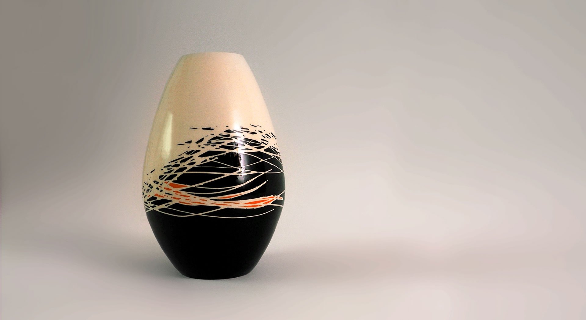 Vases roche bicolores – comberousse céramique